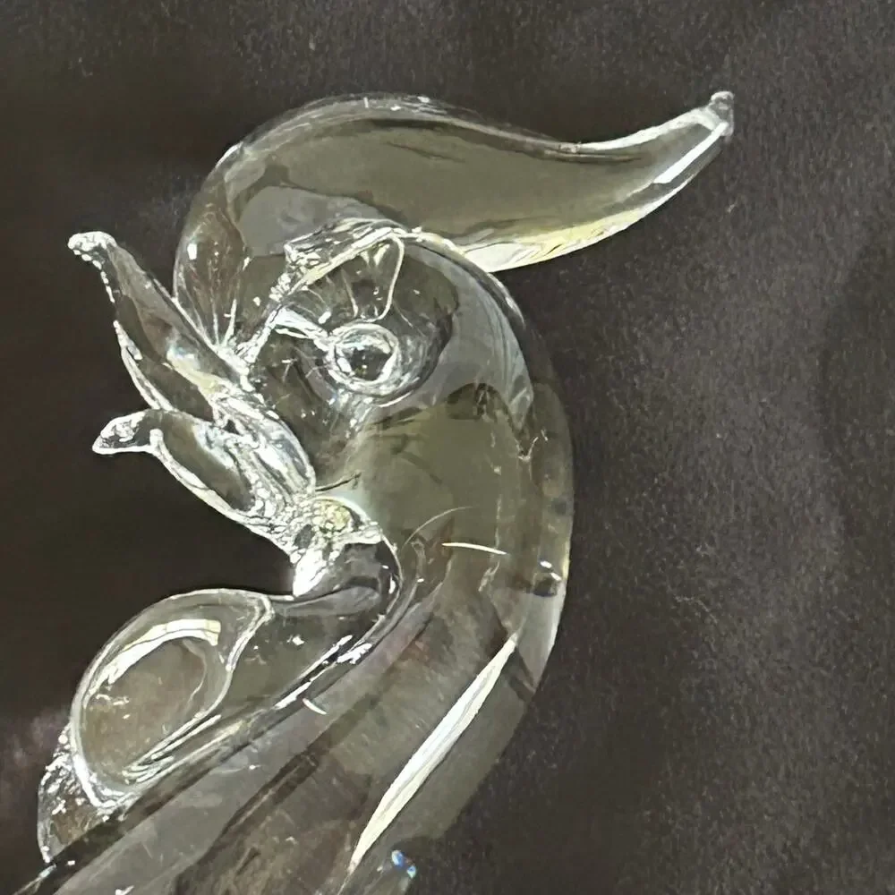 Rooster Glass Art Handblown 8.5